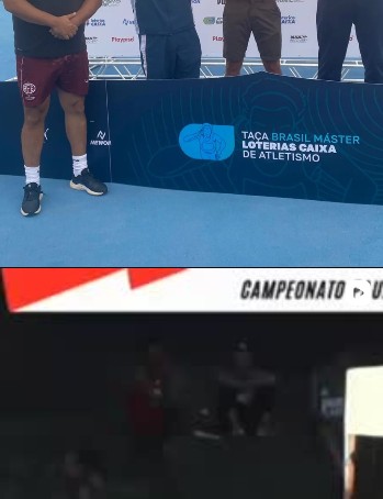 Integrantes da ANASP erguendo troféus